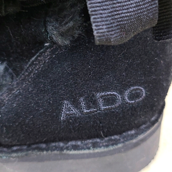 Aldo Suede & Faux Fur Boots, Sz. 6.5-7M - Picture 9 of 10